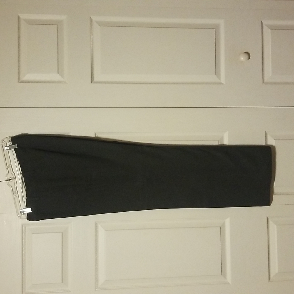 Ralph Lauren, Size 12, dark gray, flat front, belt loops dress slacks